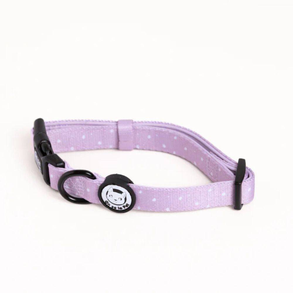 Collier réglable, rembourré et résistant - Lilas – On se la Pet - Image 1