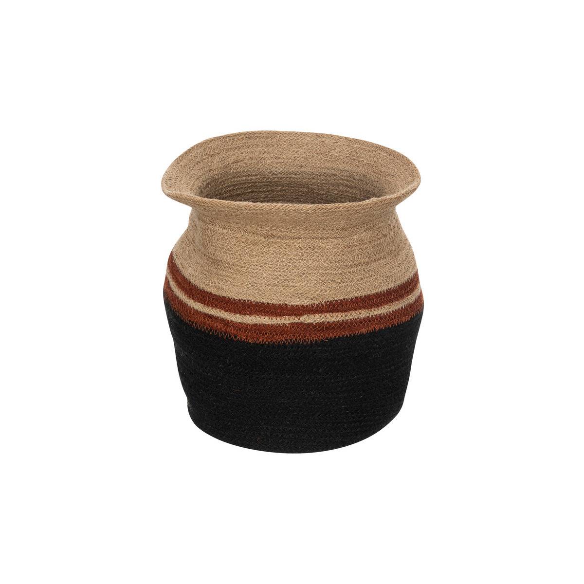 Lot de 2 Paniers de rangement en Jute colorée D 40 et D 30 cm - Imagen 5