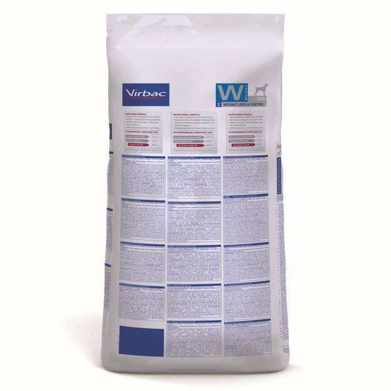 Croquettes Virbac HPM Weight Loss & Control W2 pour chien Sac 3 kg - Imagen 2