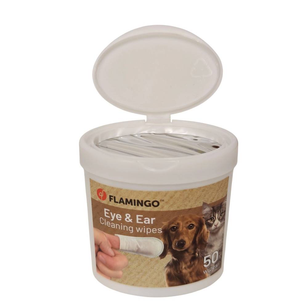 Lingettes de soin pour yeux et oreilles Reini 50 doigts pour chat et chien - Image 5
