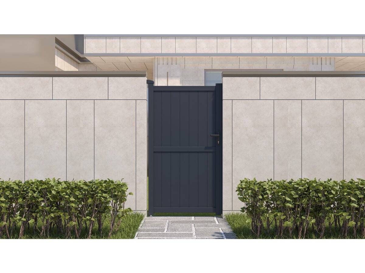 Habitat Et Jardin - Portillon Aluminium "maurice" - 101.2 X 180.9 Cm - Gris -habitat Et Jardin - Imagen 2