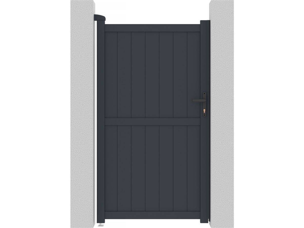 Habitat Et Jardin - Portillon Aluminium "maurice" - 101.2 X 180.9 Cm - Gris -habitat Et Jardin - Imagen 1