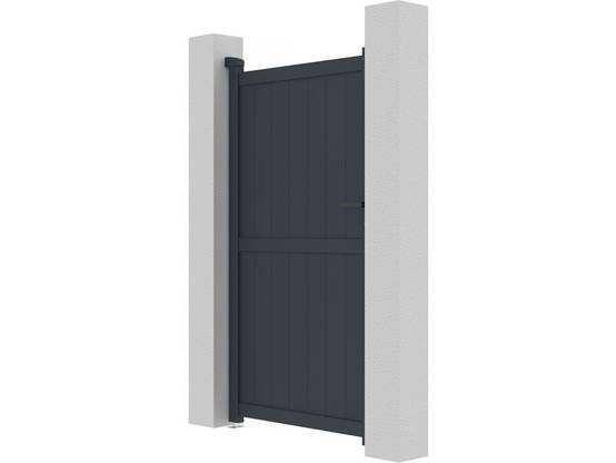 Portillon Aluminium "maurice" - 101.2 X 180.9 Cm - Gris -habitat Et Jardin - Image 4