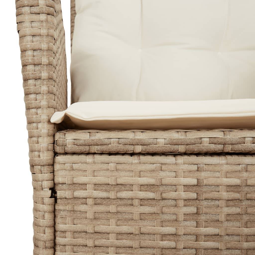 Prolenta Premium - Chaises de jardin rotin beige  57 x 61 x 93 cm  - Prolenta premium p3127.1 - Image 9
