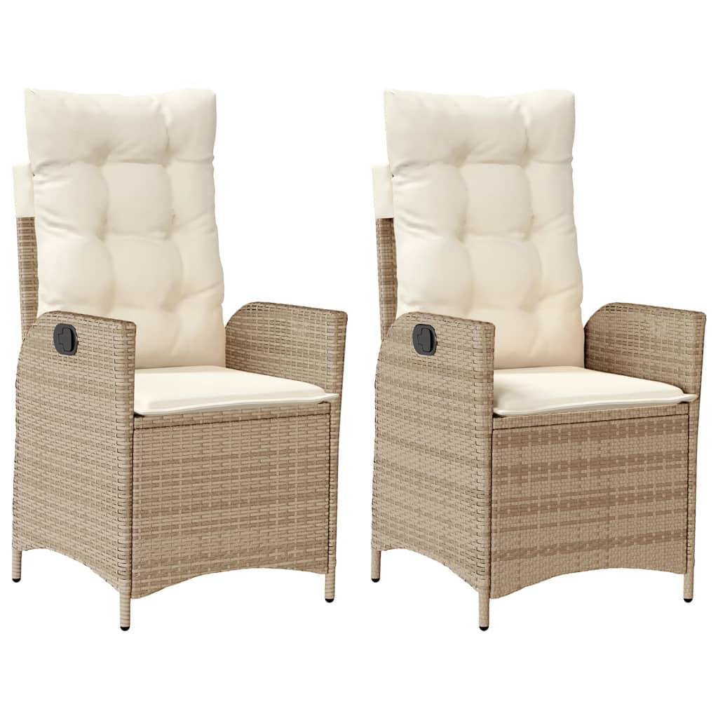 Prolenta Premium - Chaises de jardin rotin beige  57 x 61 x 93 cm  - Prolenta premium p3127.1 - Image 1