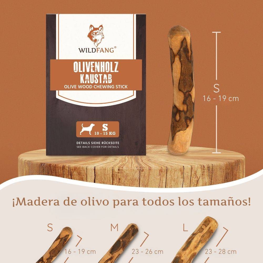 Wildfang - WILDFANG® Bâton à mâcher en bois d'olivier - Taille S - Imagen 3