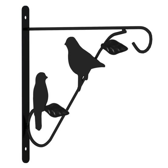 PANGIVO - Supports de panier suspendu et jardinières acier noir 29.5 x 30 x 52 cm - PANGIVO - Image 3