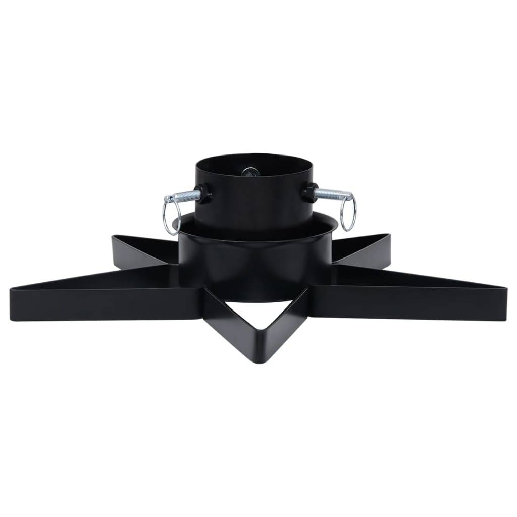 Pied de Sapin - Support de sapin de Noël - Base de Sapin Noir 47x47x13,5 cm - Image 1