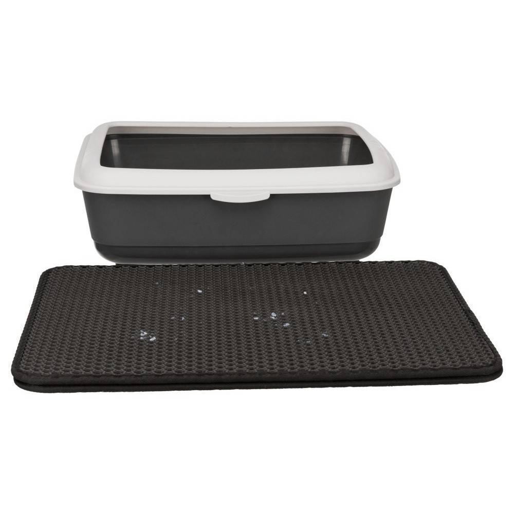 Trixie - Trixie - Tapis tamis pour bac à litière 40 × 55 cm noir ou gris pour chat - Imagen 5