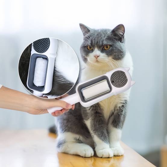 Peigne de nettoyage et de massage pour chat et chien IntiMeg - Image 3