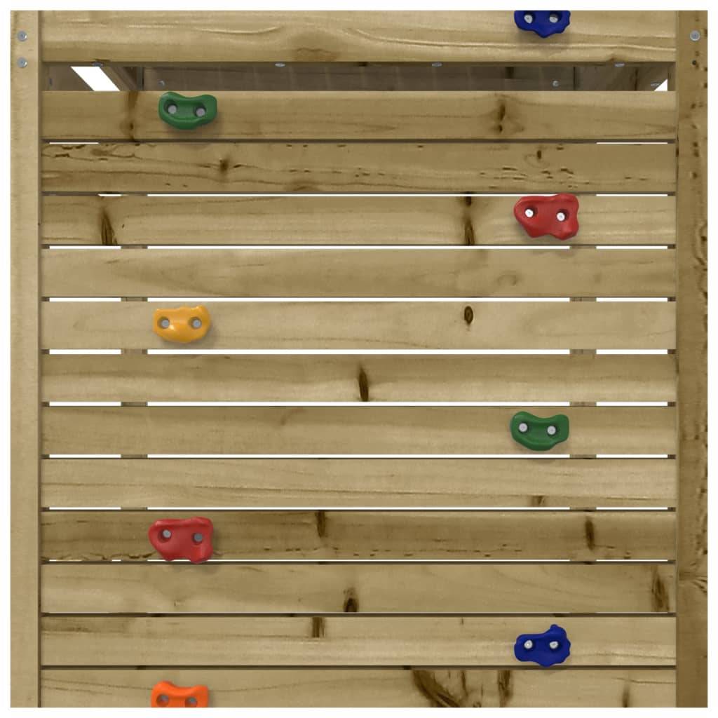 Helloshop26 - Aire de jeux d'extérieur balançoires toboggan portiques robuste 316 x 257 x 207 cm jeux jardin bois de pin imprégné - Imagen 8