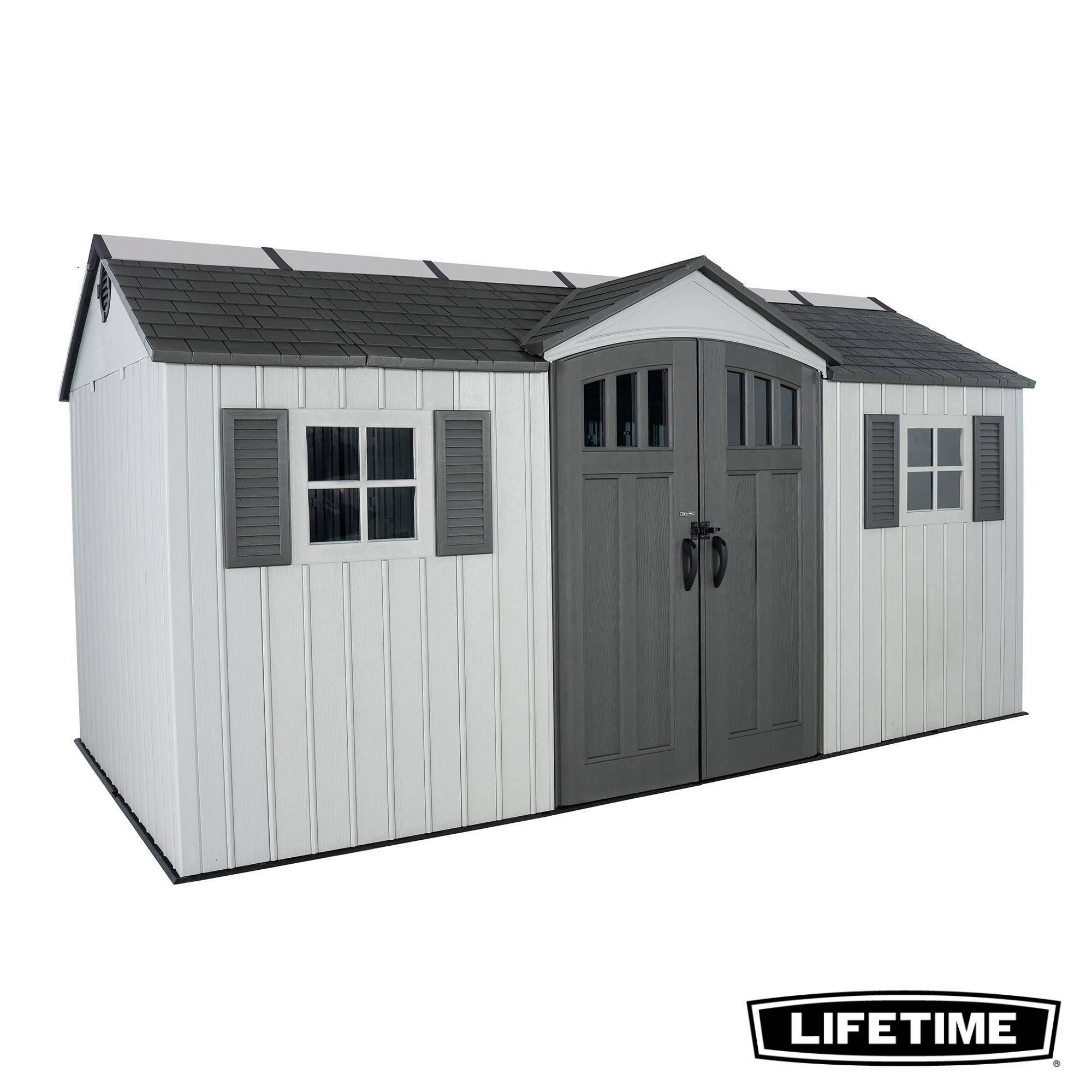 Lifetime - Abri de jardin résine 11.15m2 - 4.57x2.44m LIFETIME 60406
