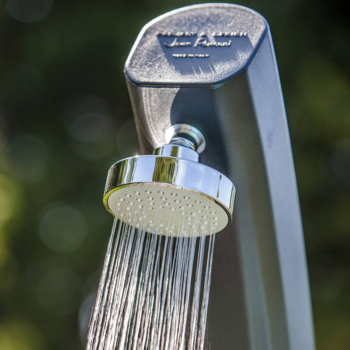 Gré - Douche solaire Professionnelle GRE Résine noire 25 litres Robinet mitigeur Piscines Plages  Jardins - Imagen 9