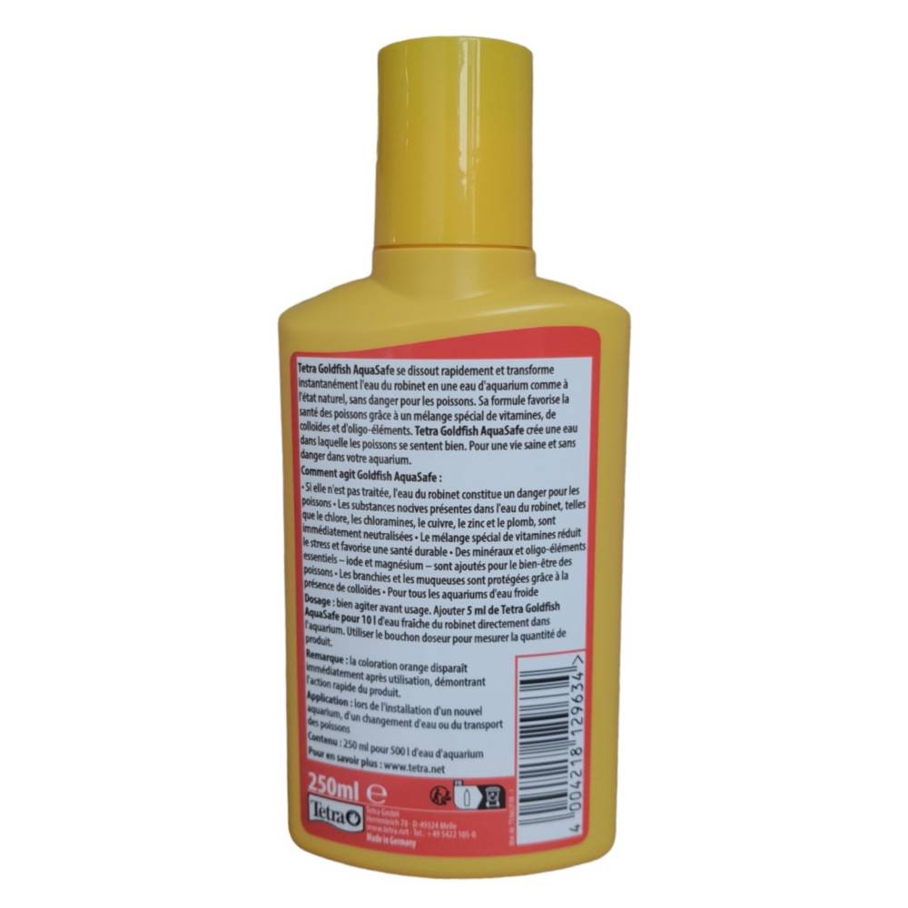 Tetra - GoldFish AquaSafe conditionneur d'eau pour aquarium 250ML - Imagen 3