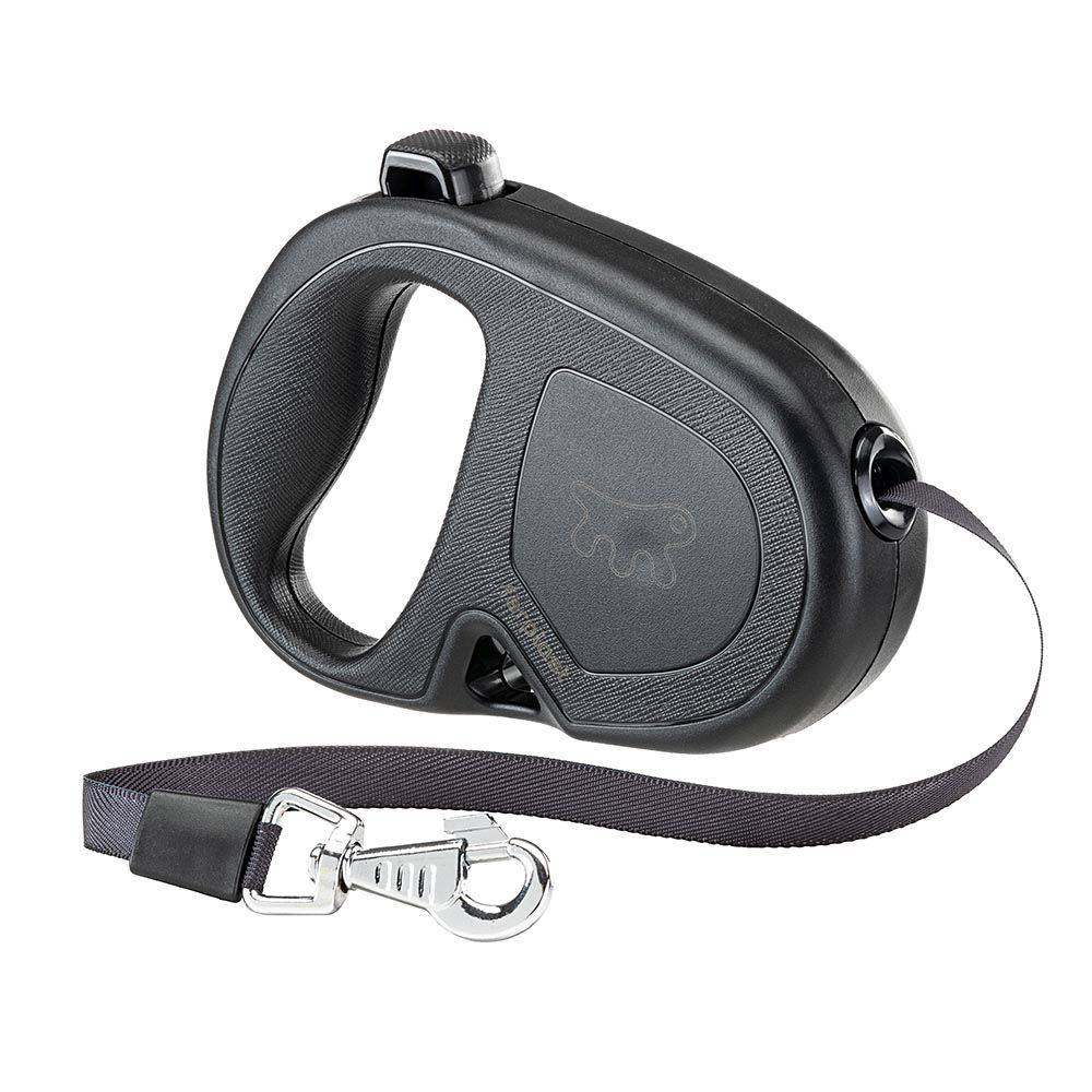 Ferplast - Ferplast Laisse Chien Enrouleur FLIPPY ONE, Laisse pour Chiens de Taille Moyenne jusqu'à 25 Kg. Sangle Extensible max 5 m. Bouton de verrouillage et - Imagen 1