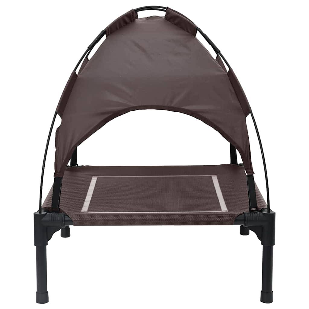 Lit surélevé pour chien en Acier Intérieur & Extérieur Marron Taille S – ComfortXL Pet Living - Image 5