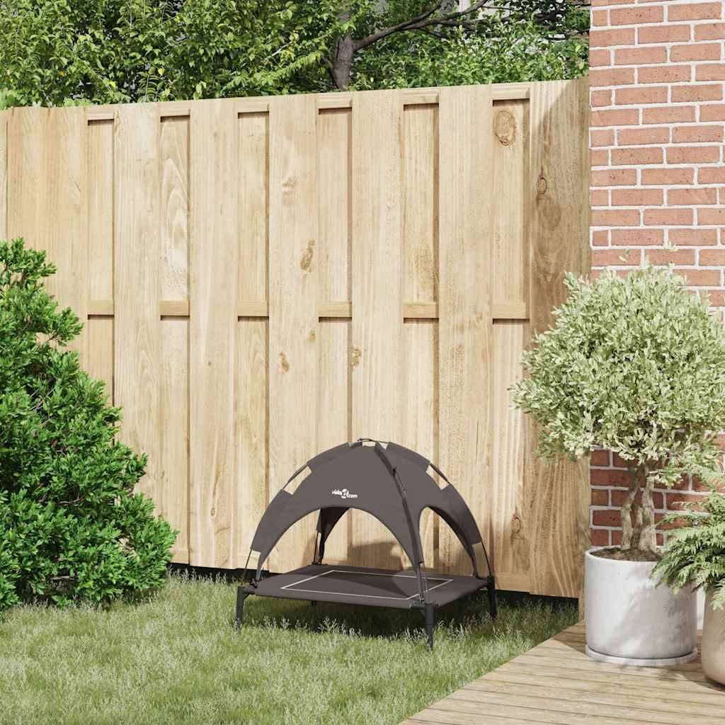 Lit surélevé pour chien en Acier Intérieur & Extérieur Marron Taille S – ComfortXL Pet Living - Image 3