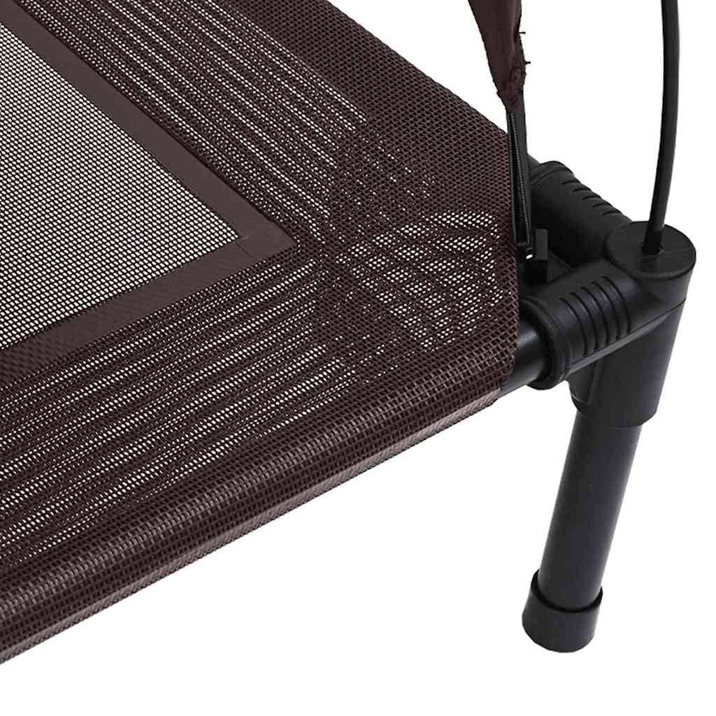 Lit surélevé pour chien en Acier Intérieur & Extérieur Marron Taille S – ComfortXL Pet Living - Image 6