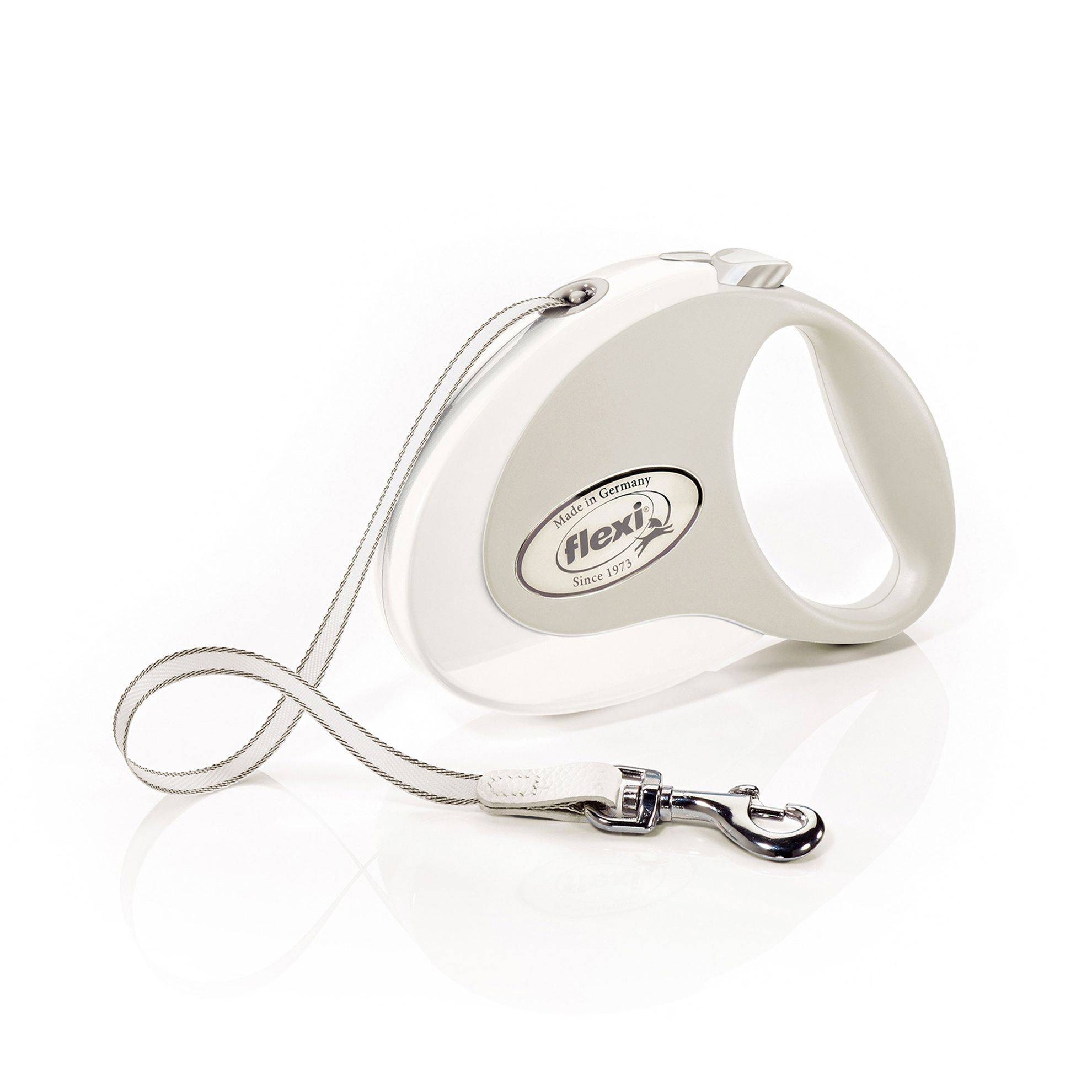 Flexi - Flexi Style Blanc Sangle 5m FLEXI - Imagen 1