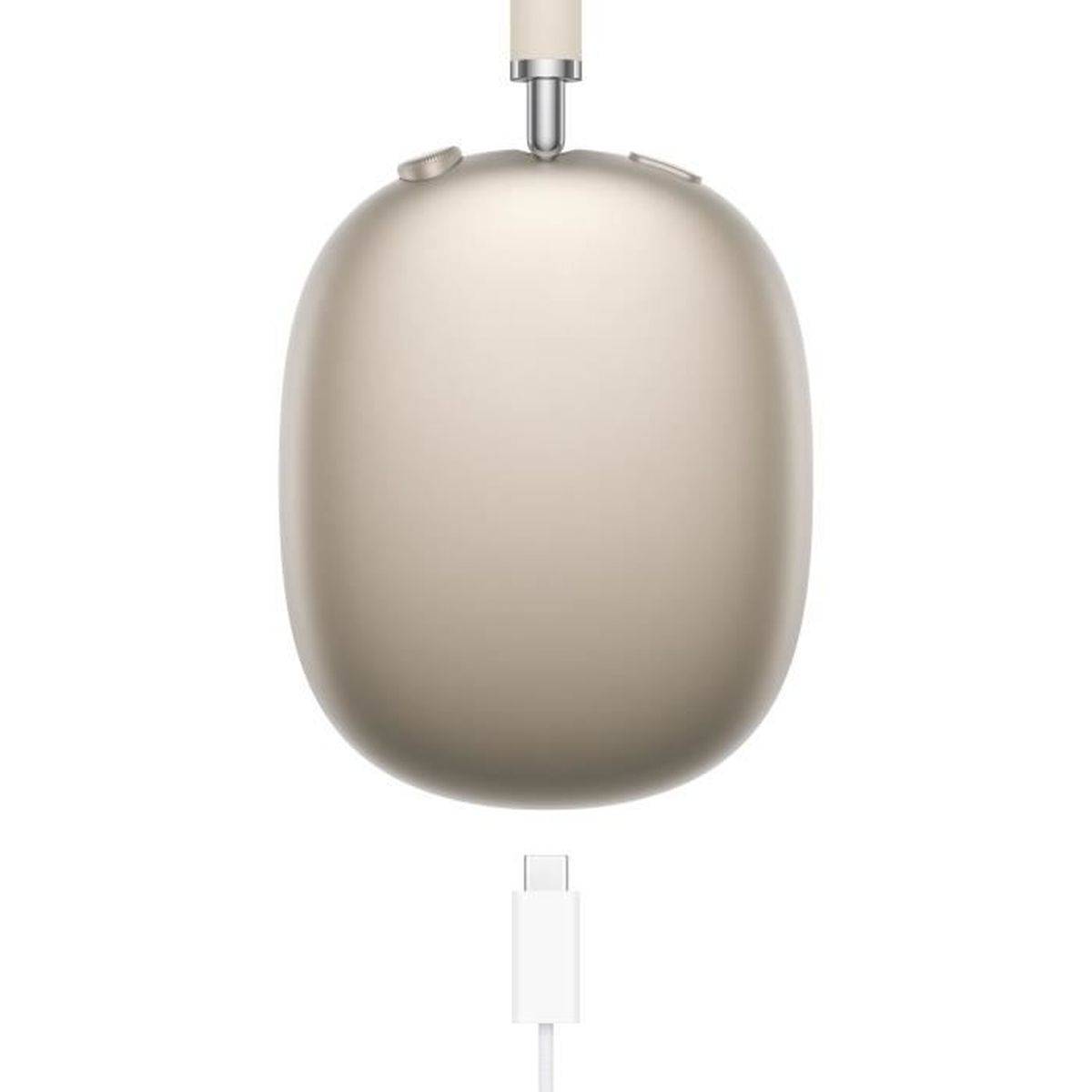 Casque audio sans fil circum-aural Beige, Bluetooth 5, réduction active du bruit - Apple - Image 4