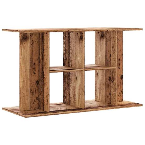 Meuble Support Aquarium en Bois avec 2 Étagères 100x40x60 cm Vieux Bois - ComfortXL Outdoor Living - Image 6