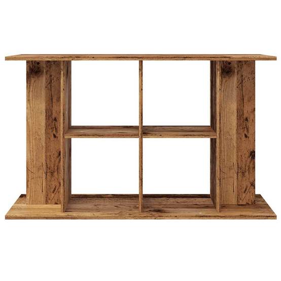 Meuble Support Aquarium en Bois avec 2 Étagères 100x40x60 cm Vieux Bois - ComfortXL Outdoor Living - Image 4