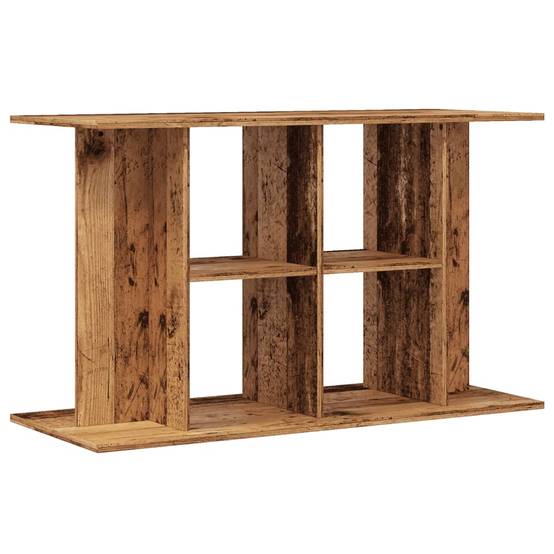 Meuble Support Aquarium en Bois avec 2 Étagères 100x40x60 cm Vieux Bois - ComfortXL Outdoor Living - Image 2