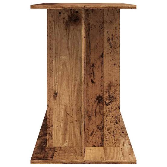 Meuble Support Aquarium en Bois avec 2 Étagères 100x40x60 cm Vieux Bois - ComfortXL Outdoor Living - Image 5