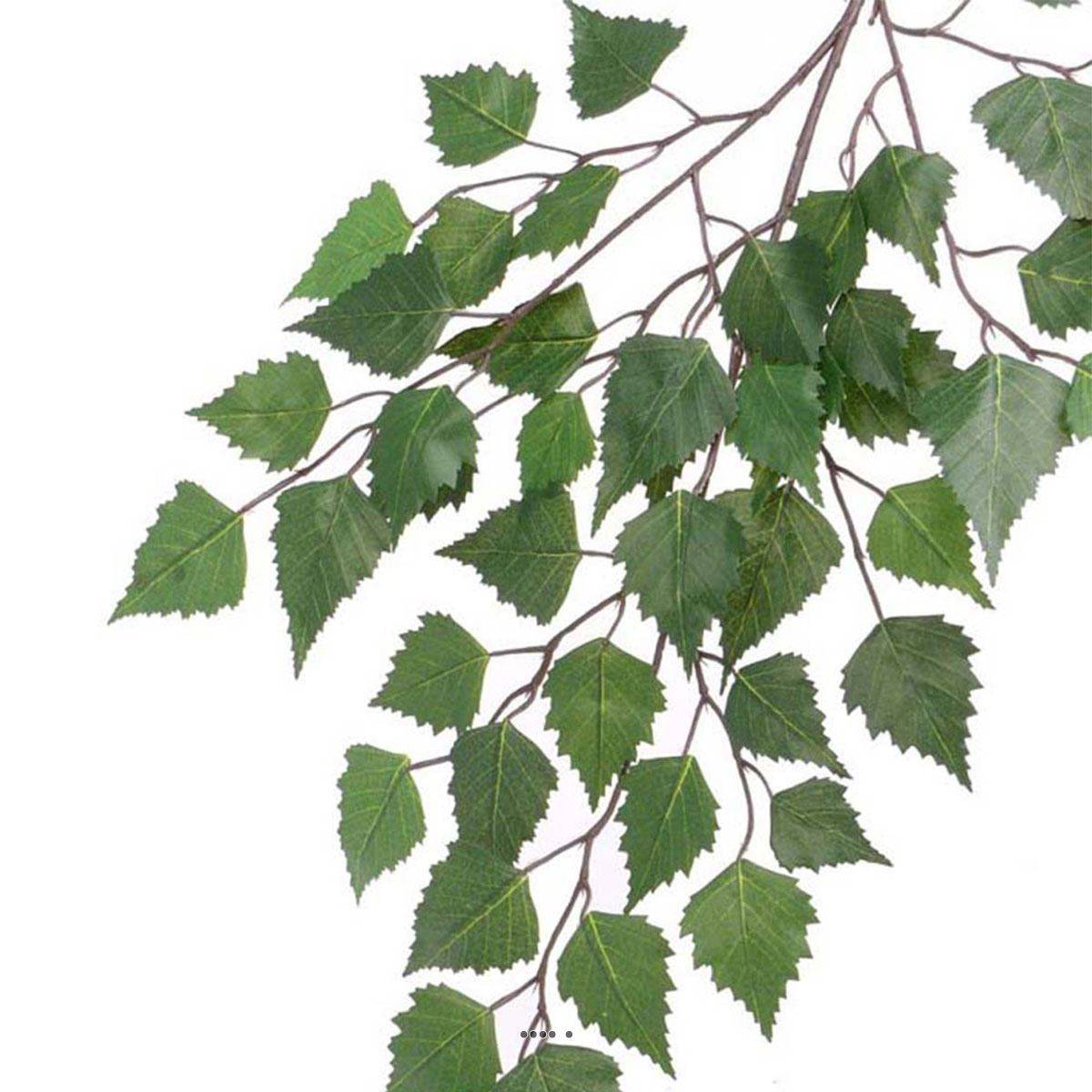 Artificielles - Branche bouleau artificielle 64 cm 48 feuilles - Imagen 1