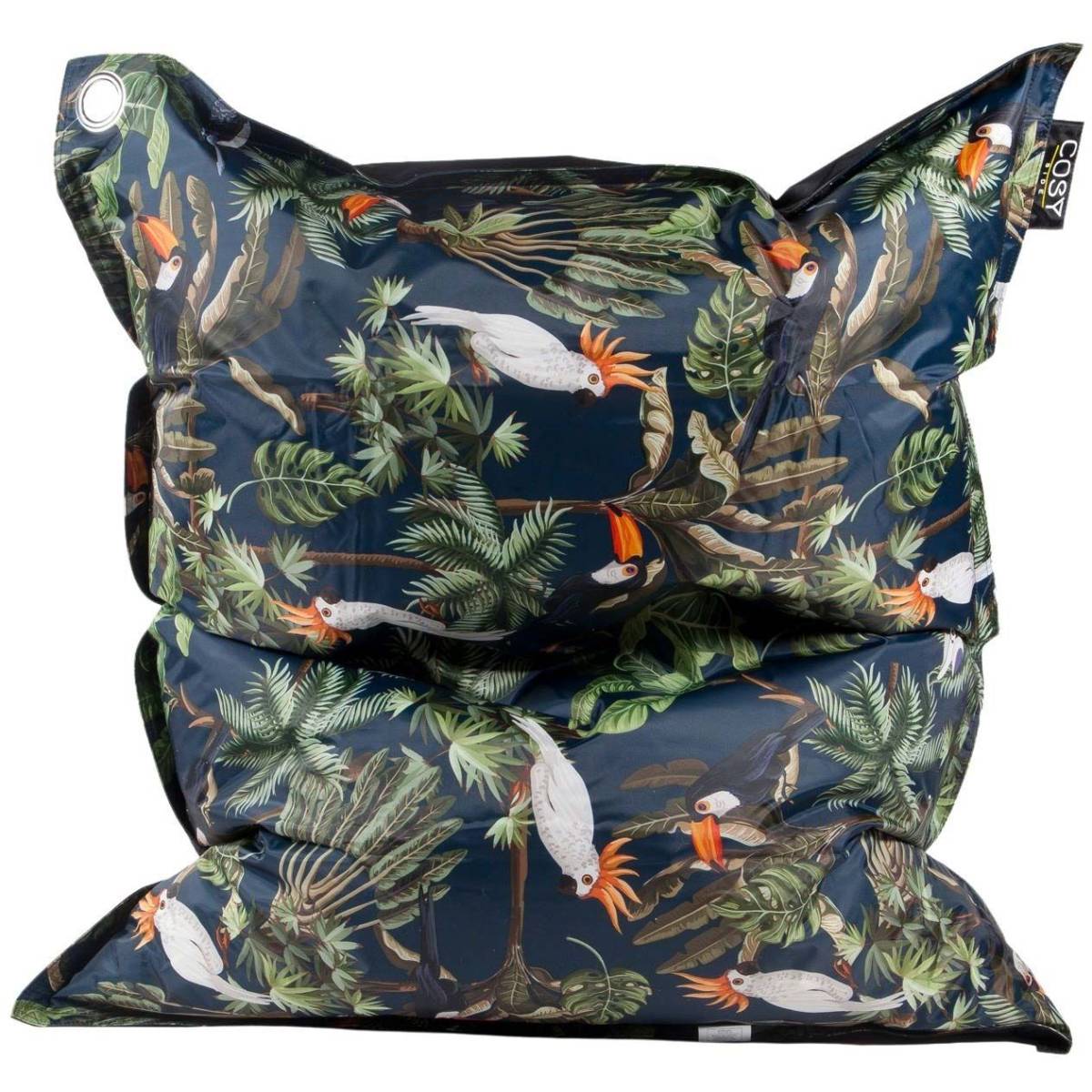 Jardindeco - Maxi coussin imprimé intérieur extérieur 110 x 130 cm Travel - Imagen 1