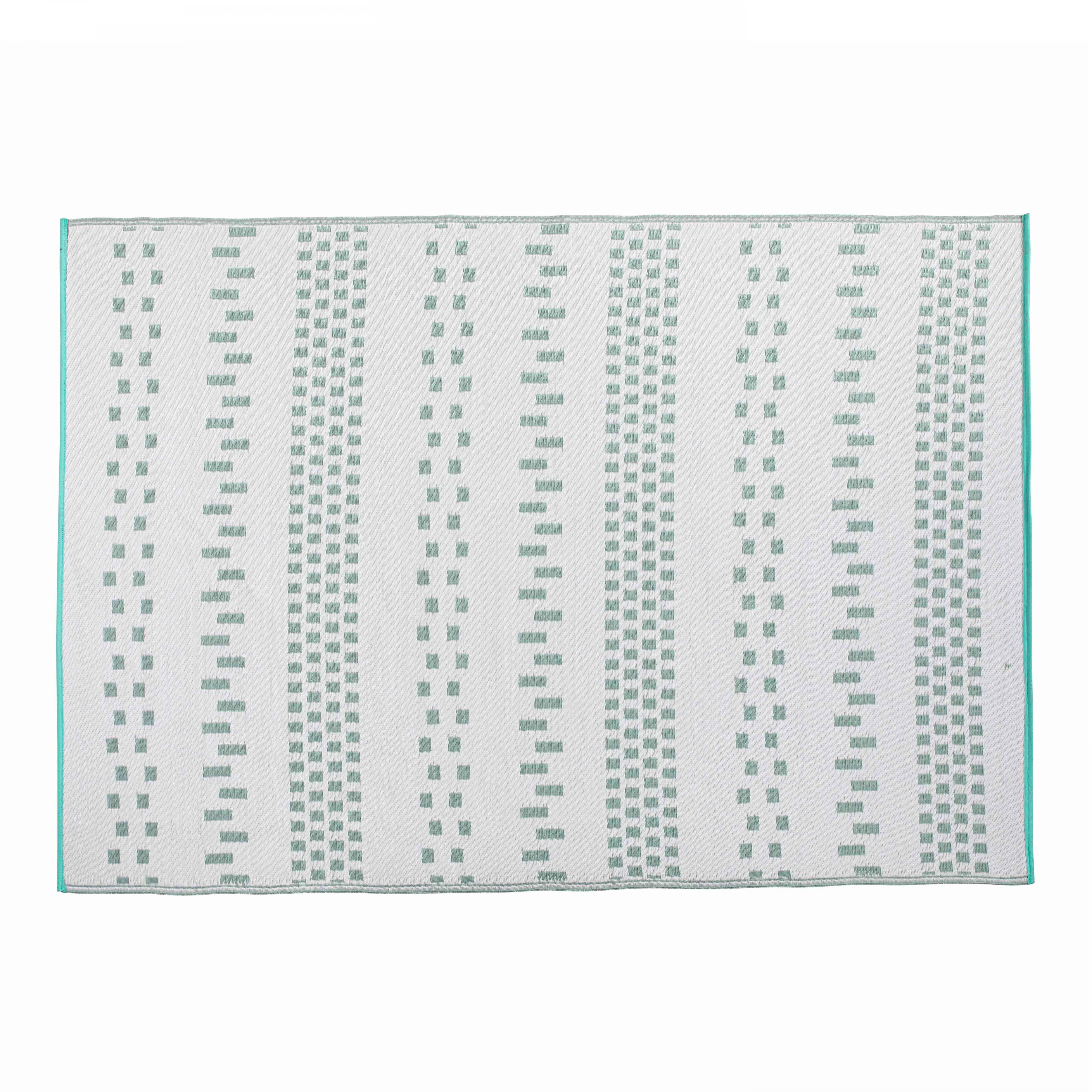 Oviala - Tapis d'extérieur en polypropylène recyclé vert 270 x 180 cm Solys - Oviala - Imagen 2
