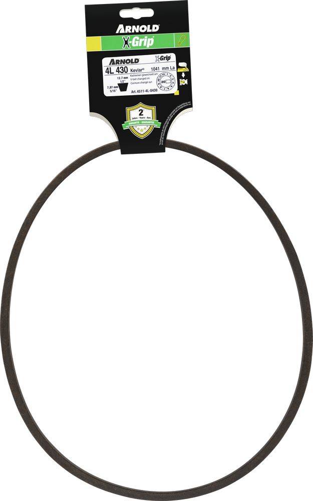 Arnold - Courroie trapézoïdale X-Grip V de type 4L430 Arnold - Imagen 1