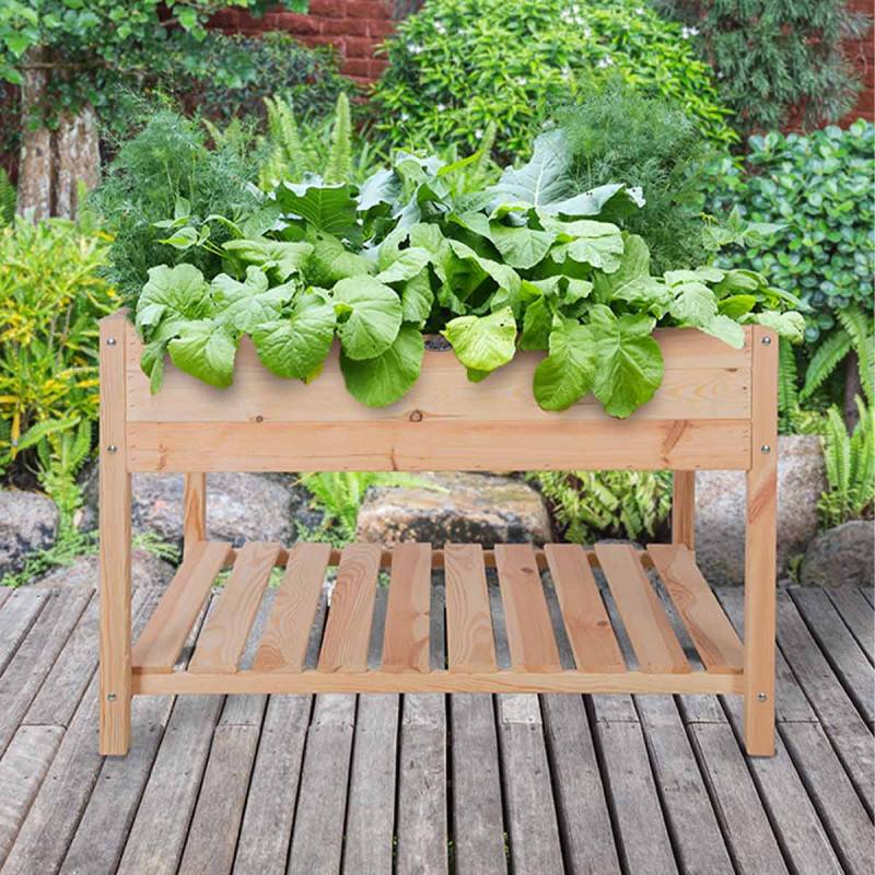 Esschert Design - Carré potager XXL bois naturel 119x79cm - Esschert Design - Imagen 2