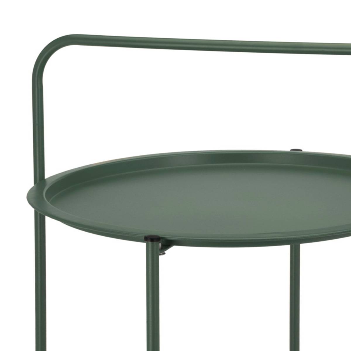 Table basse 2 plateaux olive Ø50 cm - Cémonjardin - Imagen 2