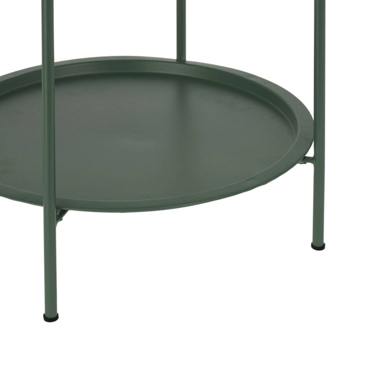 Table basse 2 plateaux olive Ø50 cm - Cémonjardin - Imagen 3