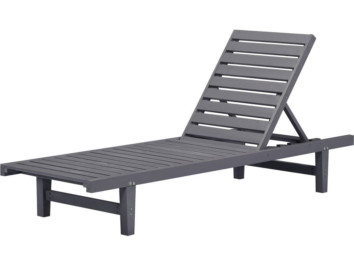 Habitat Et Jardin - Bain De Soleil En Bois "rawai" -  Gris -habitat Et Jardin - Imagen 1
