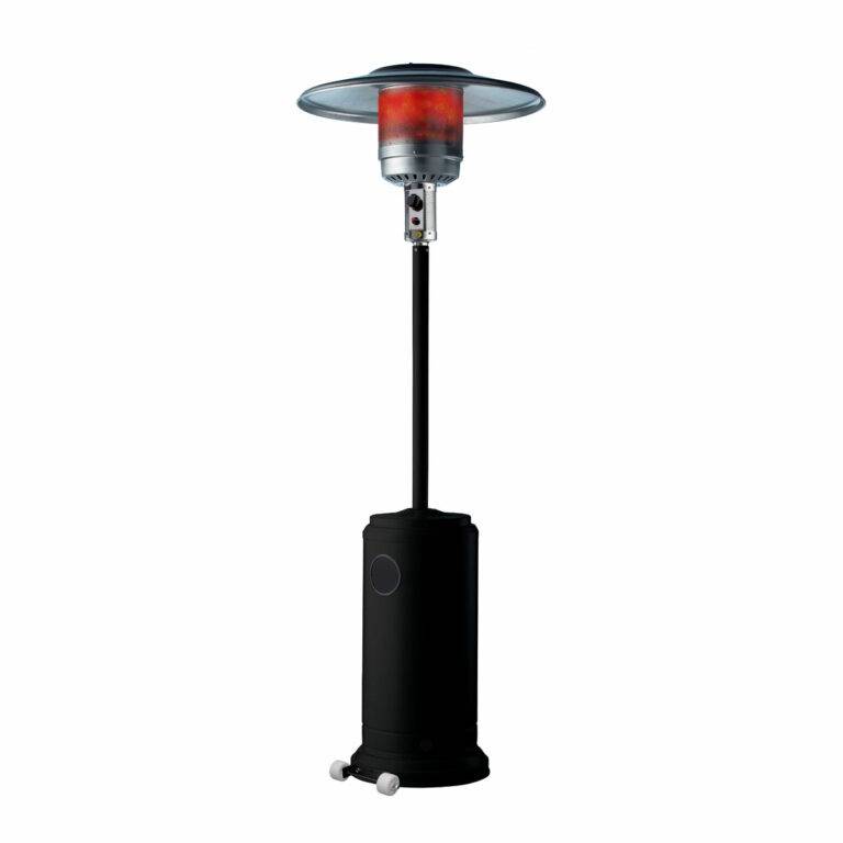Chauffe terrasse au gaz 5000 w Noir AURA - Image 1