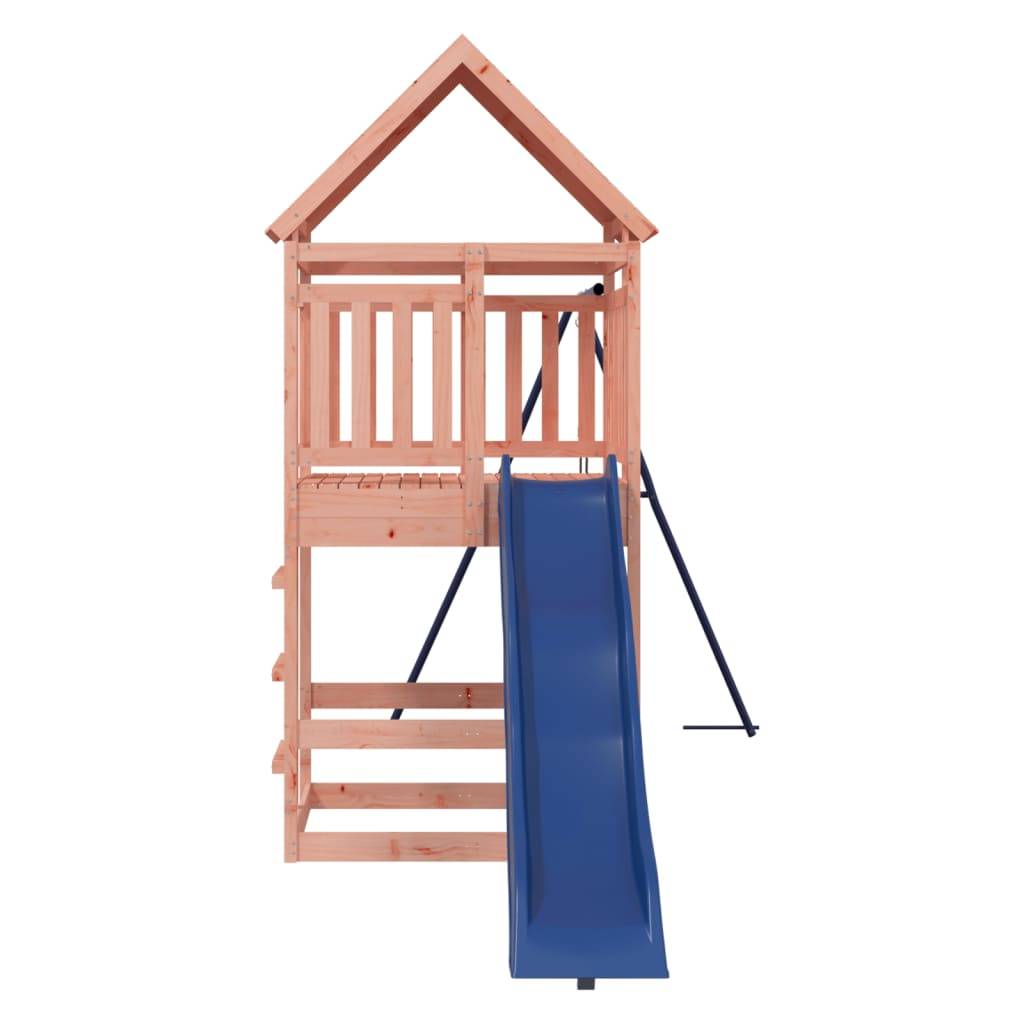 Helloshop26 - Aire de jeux d'extérieur balançoires toboggan portiques robuste jeux jardin 482 x 206 x 264 cm bois massif de douglas - Imagen 2