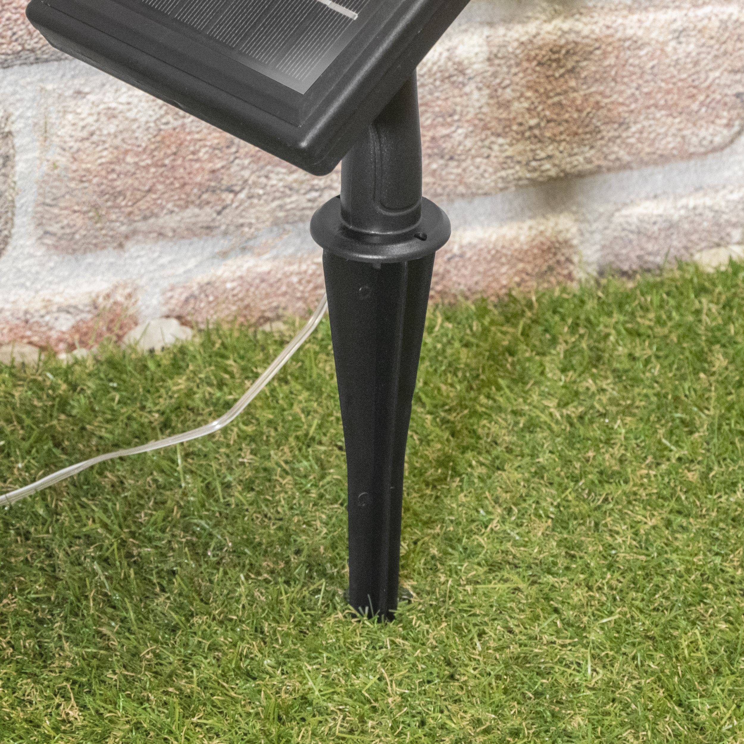esotec LED Guirlande lumineuse solaire extérieure résistante aux intempéries 30 cristaux de glace LIFEPO4 blanc chaud - Image 6