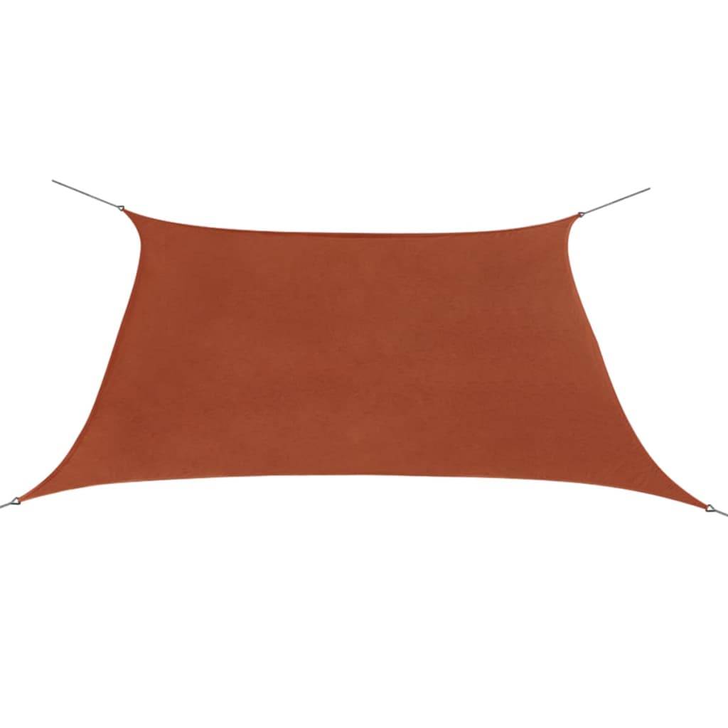 Helloshop26 - Voile toile d'ombrage parasol tissu oxford carré terre cuite 2 x 2 m - Imagen 1