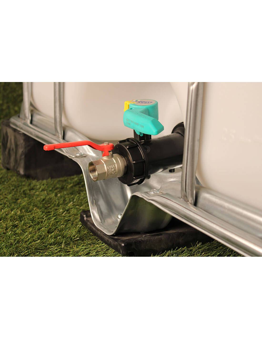 Raccord S60X6 - Vanne laiton - Femelle 3/4'' Pas gaz (20x27 mm) - Imagen 2
