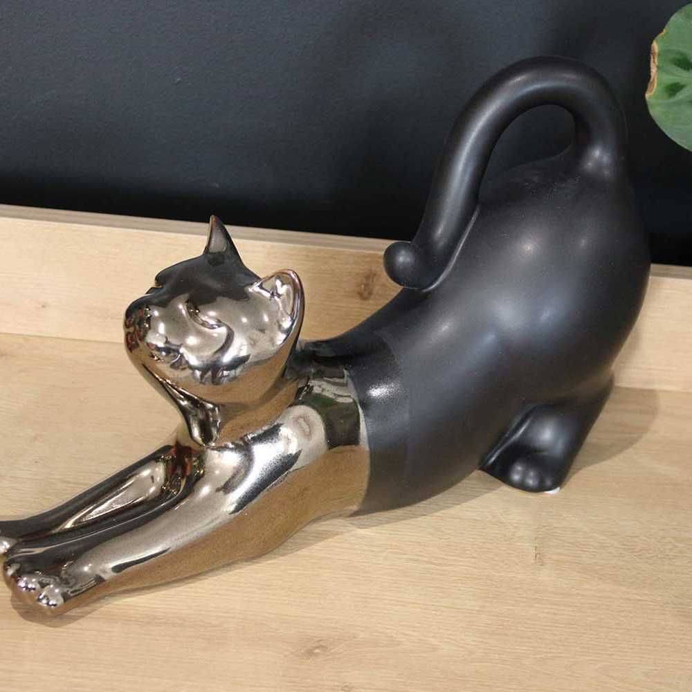 Drimmer - Statuette chat allongé en céramique Zoya Drimmer - Imagen 4