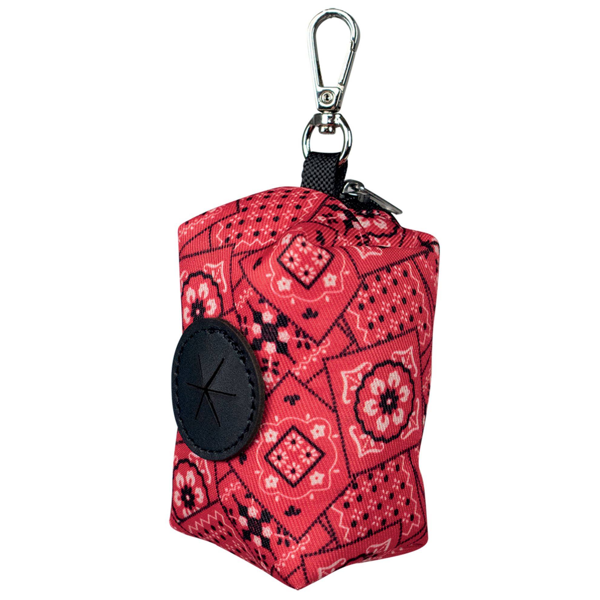Distributeur de sacs à déjection Bandana Rouge DOOGY FASHION