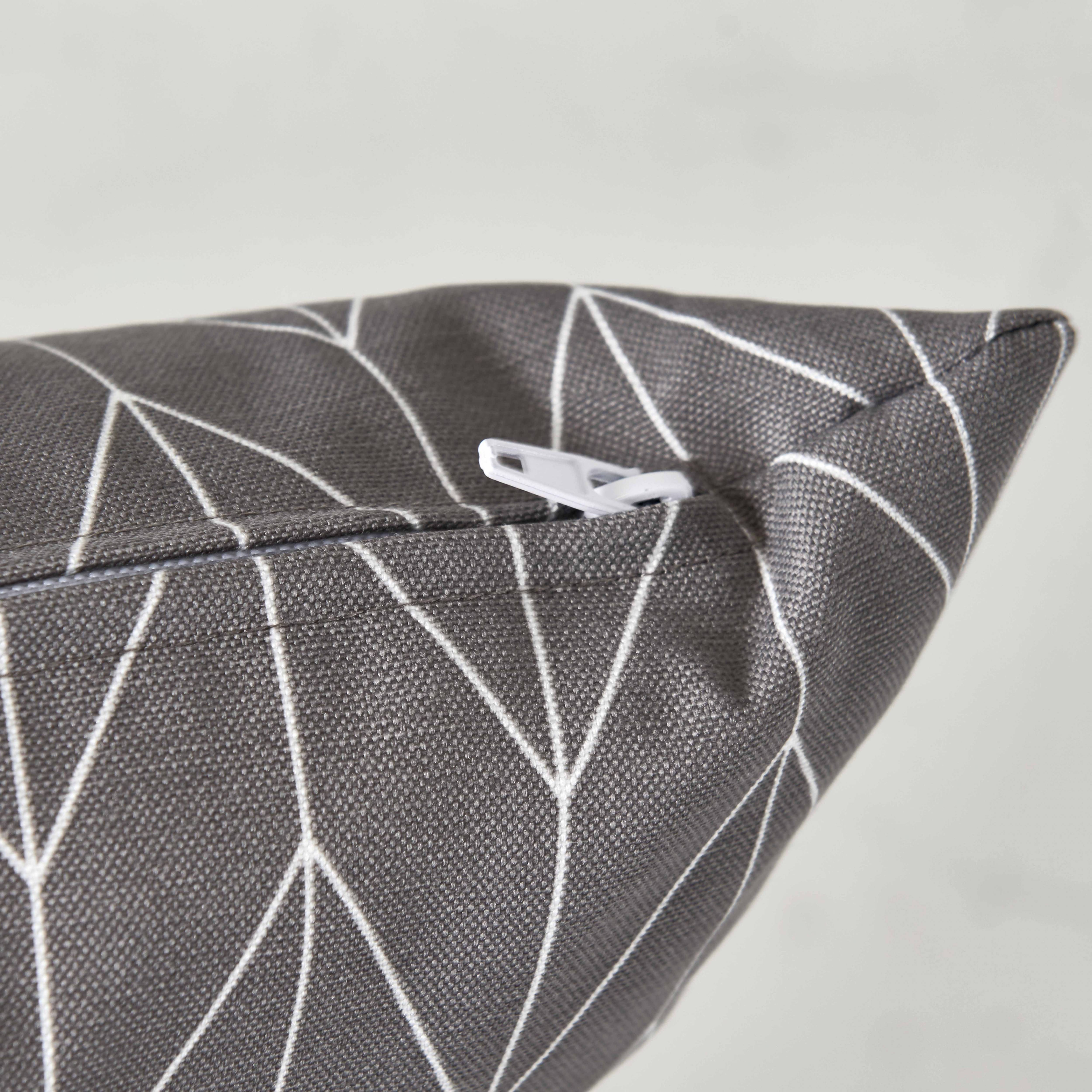 Oviala - Lot de 2 coussins carrés polyester apache 45x45x8 cm Quito - Oviala - Imagen 3