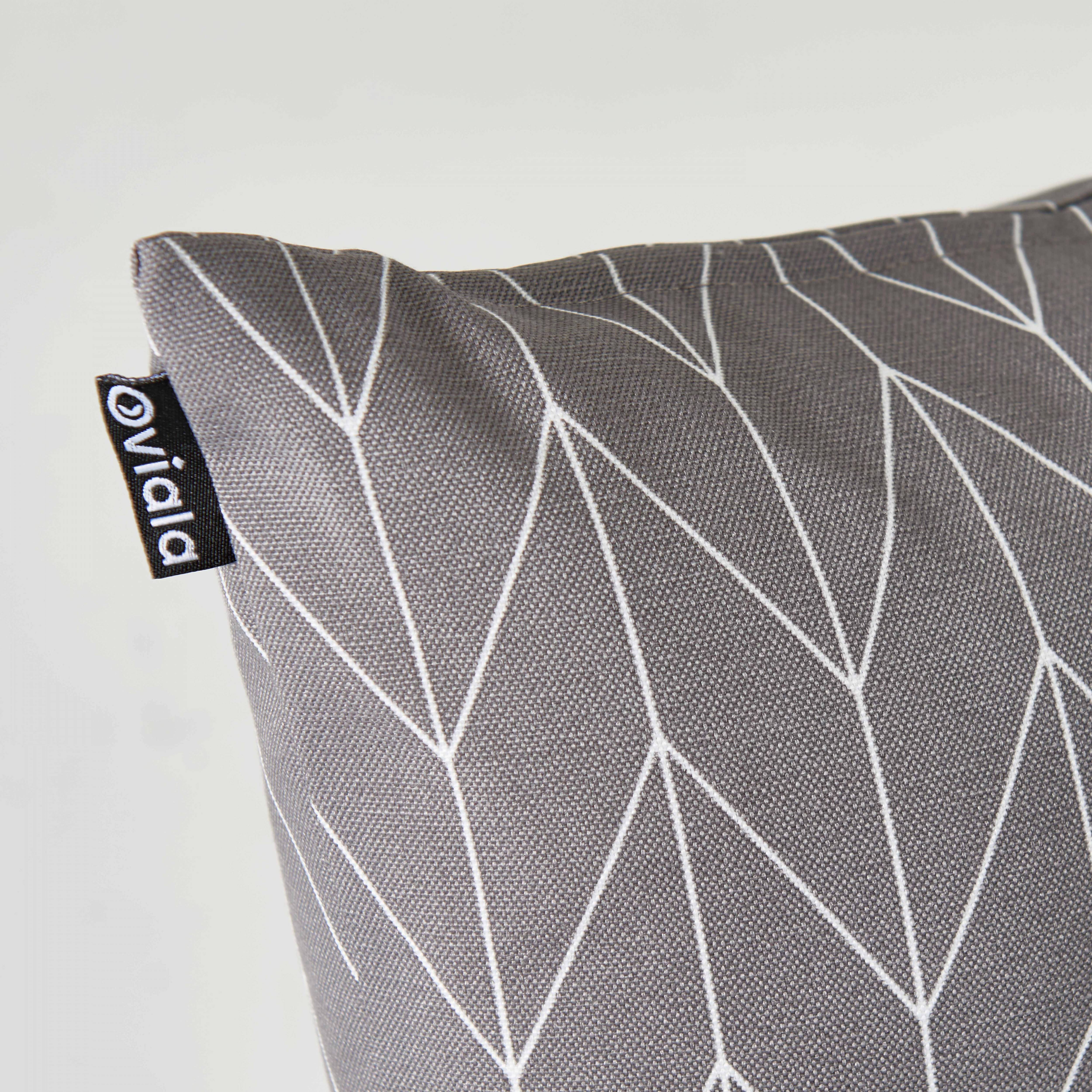 Oviala - Lot de 2 coussins carrés polyester apache 45x45x8 cm Quito - Oviala - Imagen 2