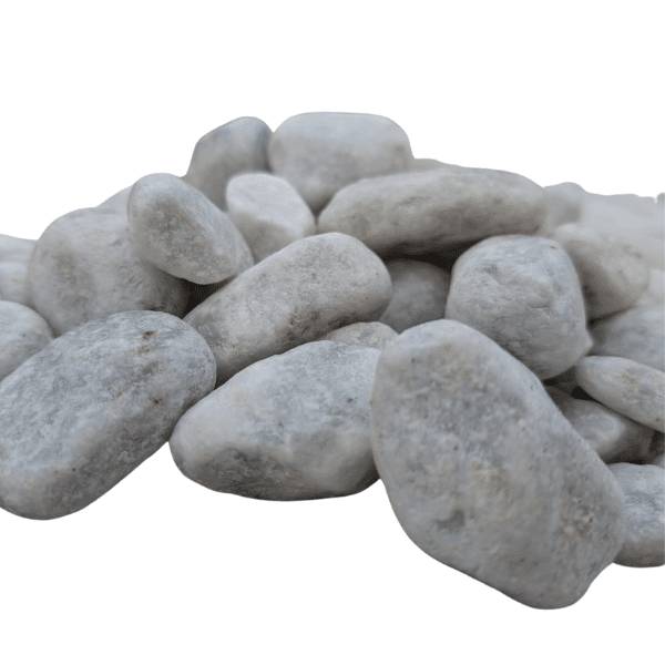 Galet marbre blanc 25/40 mm – Lot 15 sacs +/- 25 kg - Image 2