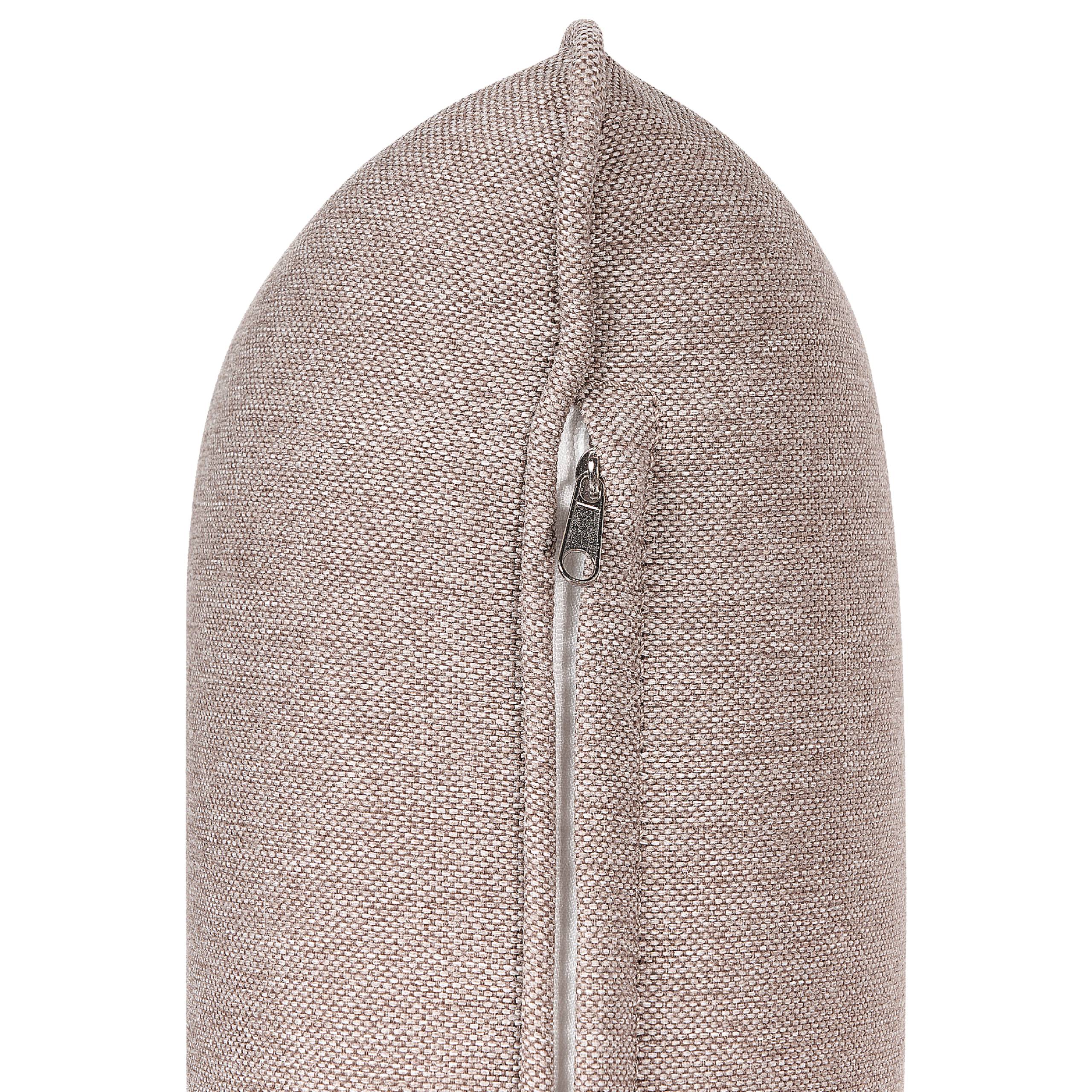 Beliani - Canapé de jardin, 3 Personnes Tissu Beige LORETELLO - Beliani - Imagen 7