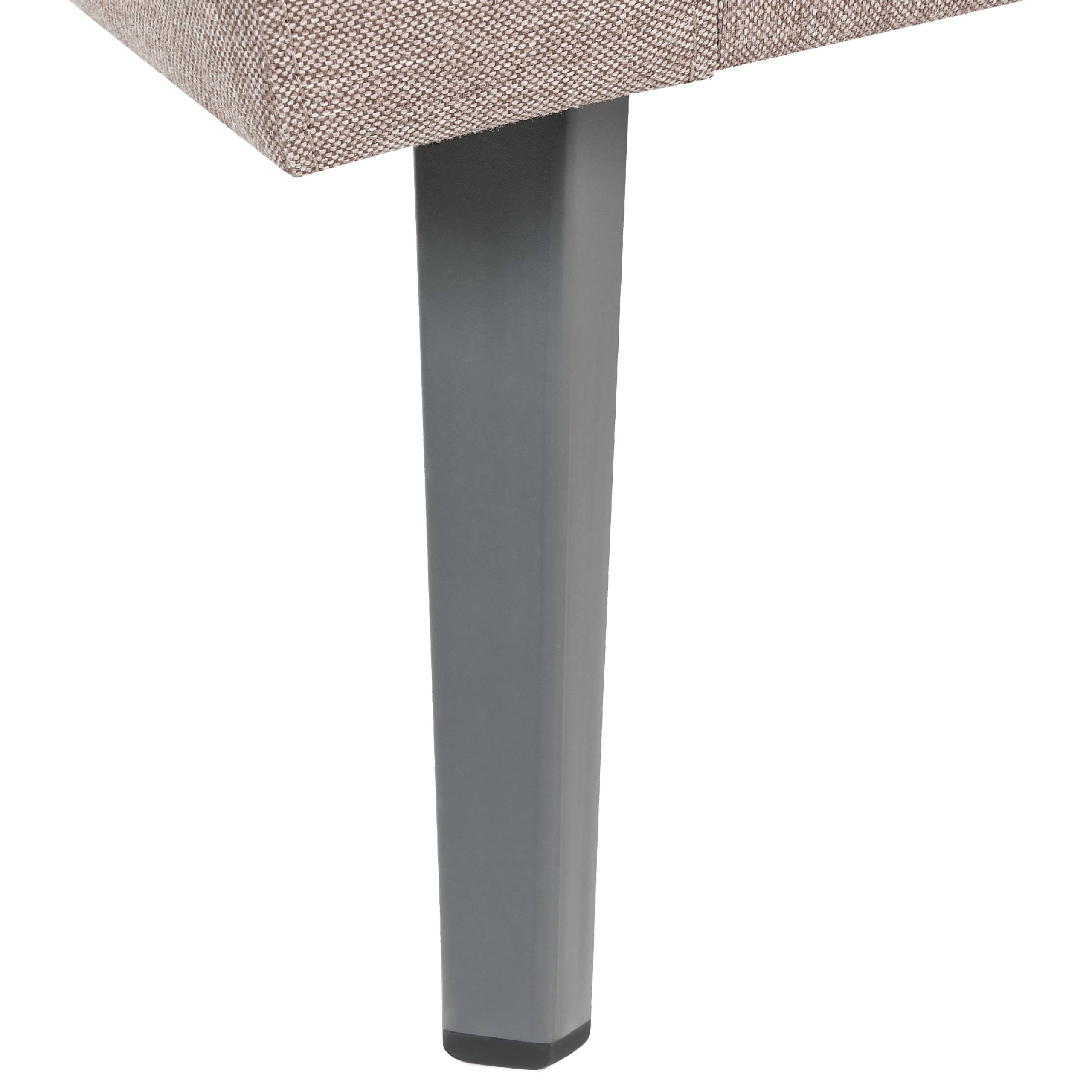 Beliani - Canapé de jardin, 3 Personnes Tissu Beige LORETELLO - Beliani - Imagen 8