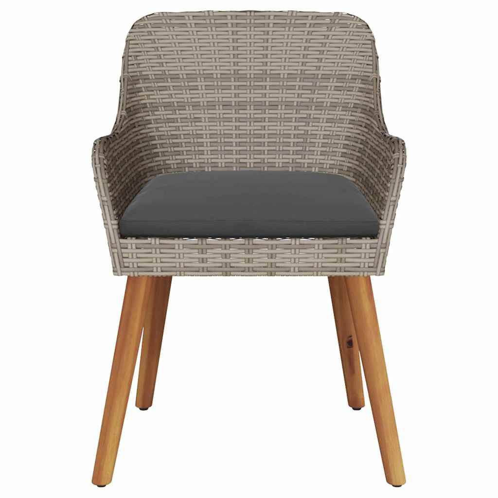 PANGIVO - Chaise de jardin polyrotin Noir 62,5 x 55 x 82 cm - PANGIVO - Image 5