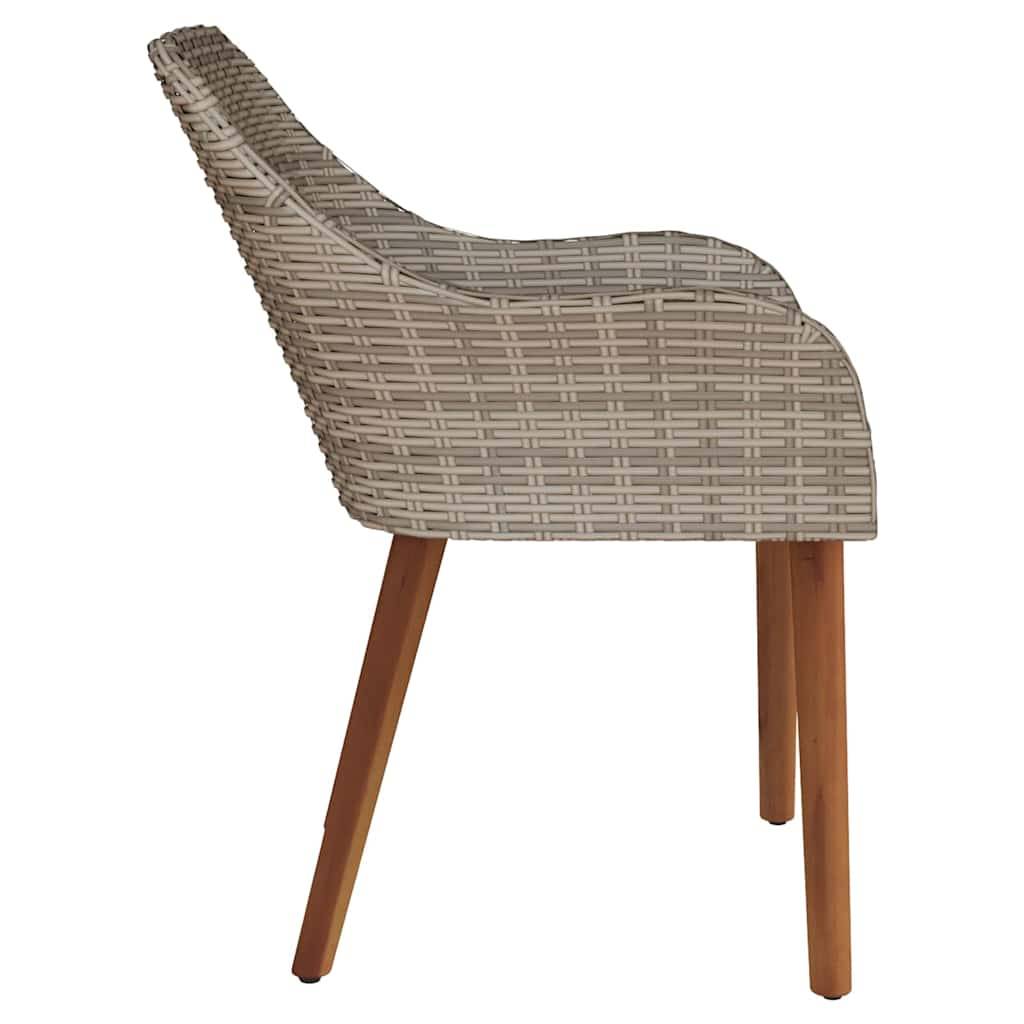 PANGIVO - Chaise de jardin polyrotin Noir 62,5 x 55 x 82 cm - PANGIVO - Image 6